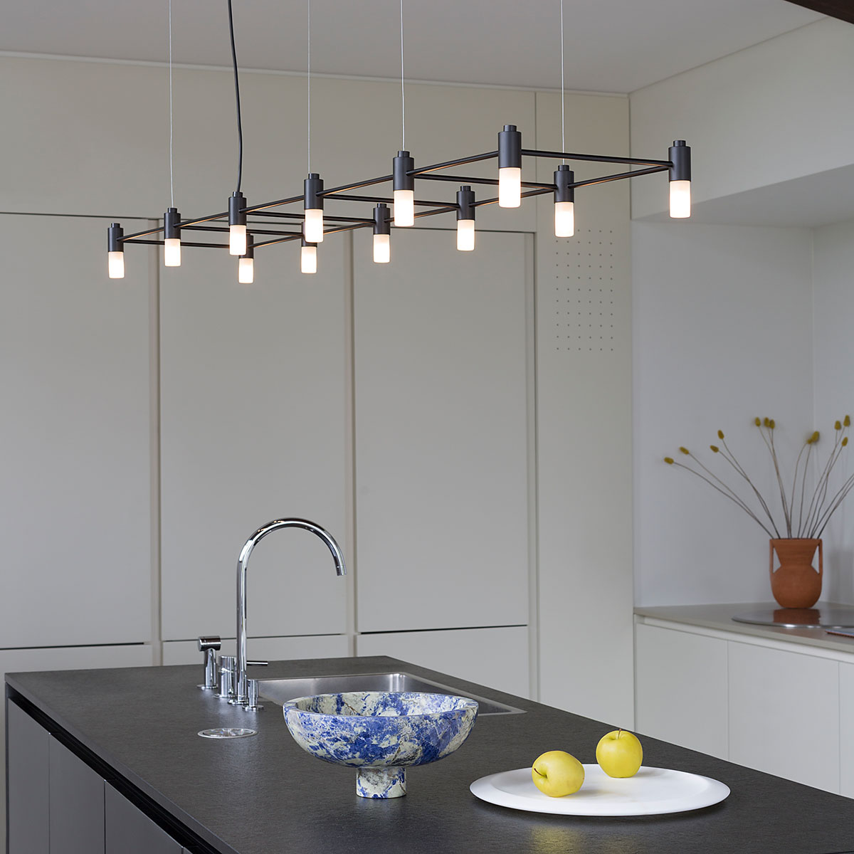 Quadrante 505.12 Pendelleuchte 12-flammig, Quadrante 505.12 Pendelleuchte 12-flammig,