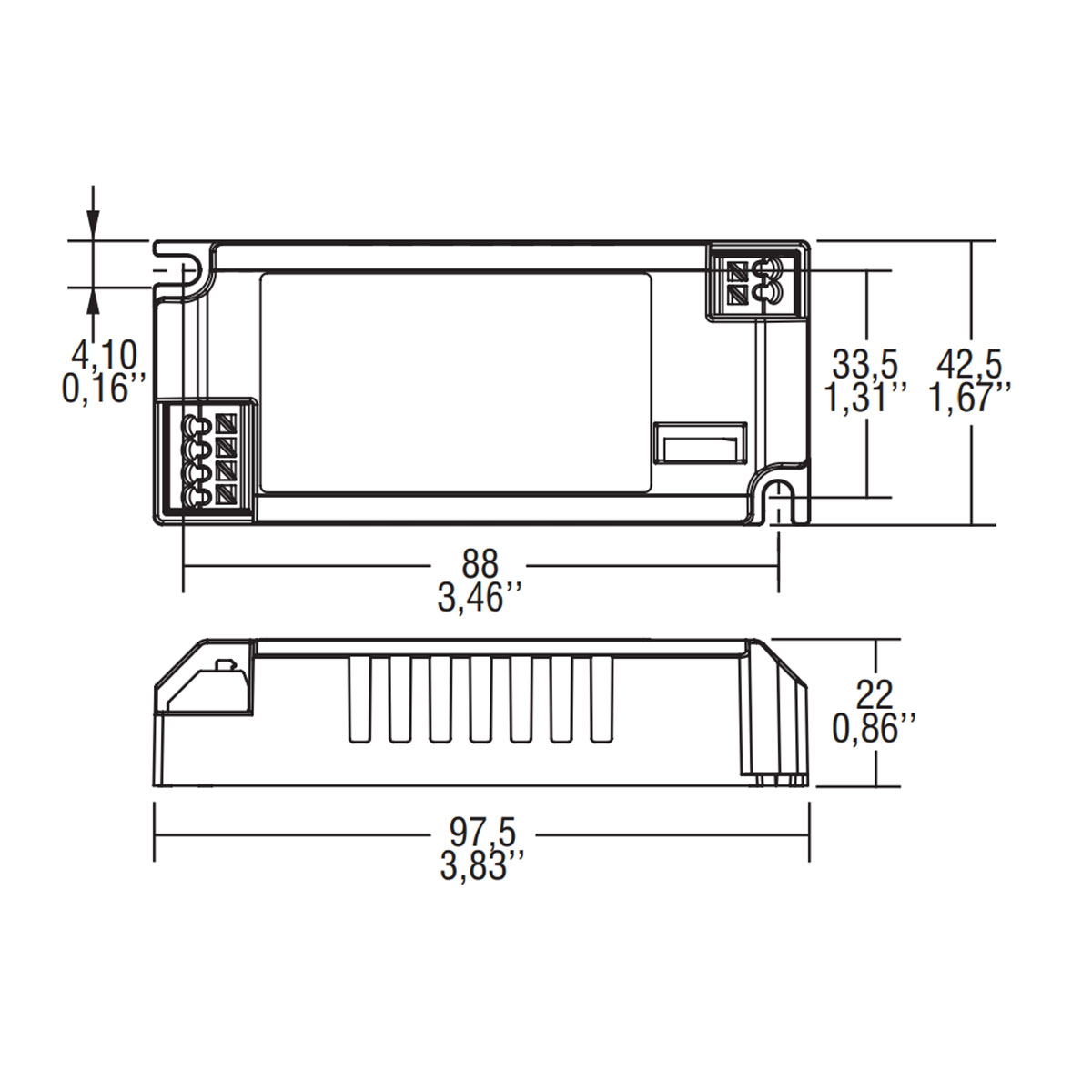 LED Treiber Pro Flat DALI BI-127577 250-700mA