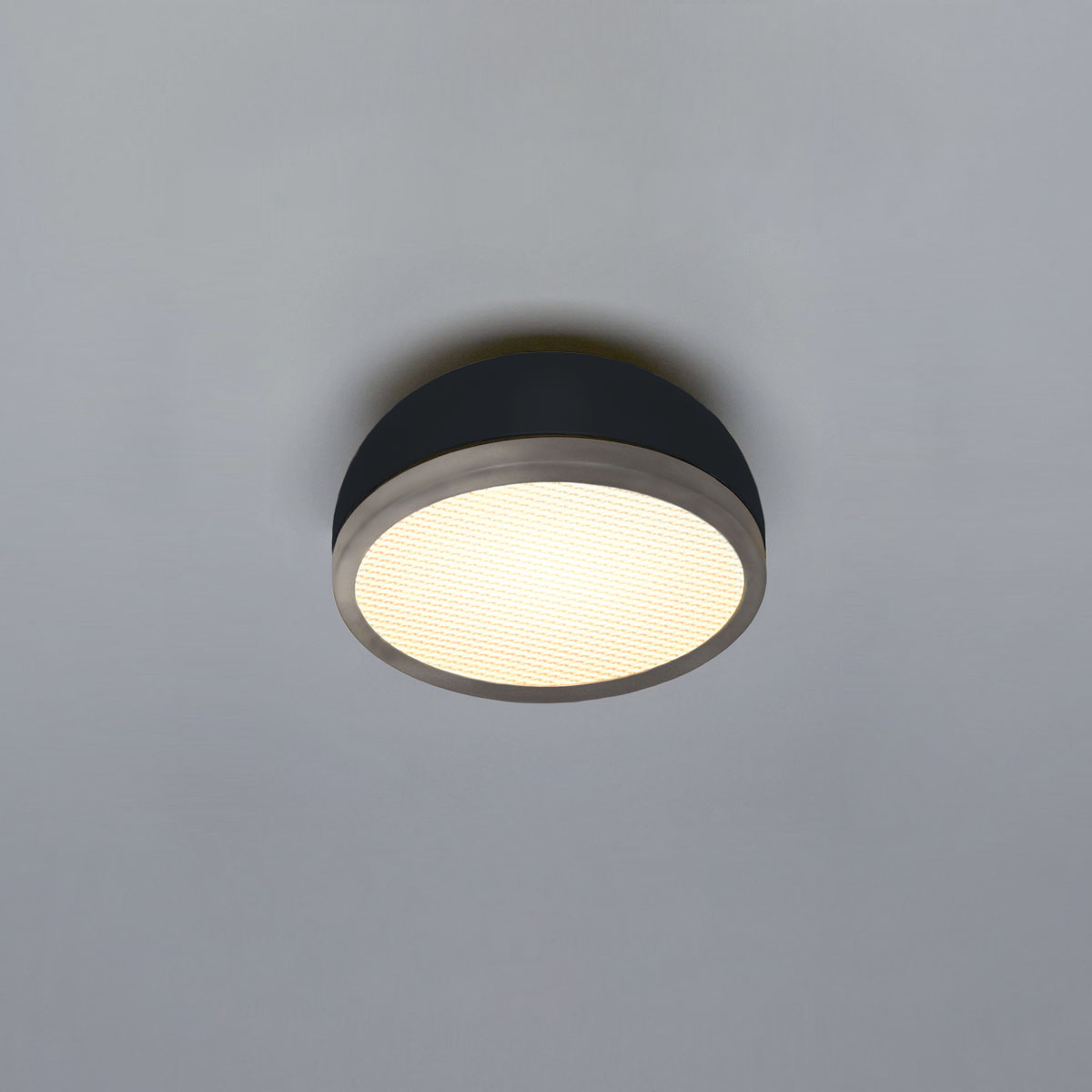 TOOY Molly 556.72 Wand- Deckenleuchte Ø: 20 cm, Schwarz, Zinn – diffuses, blendfreies Licht