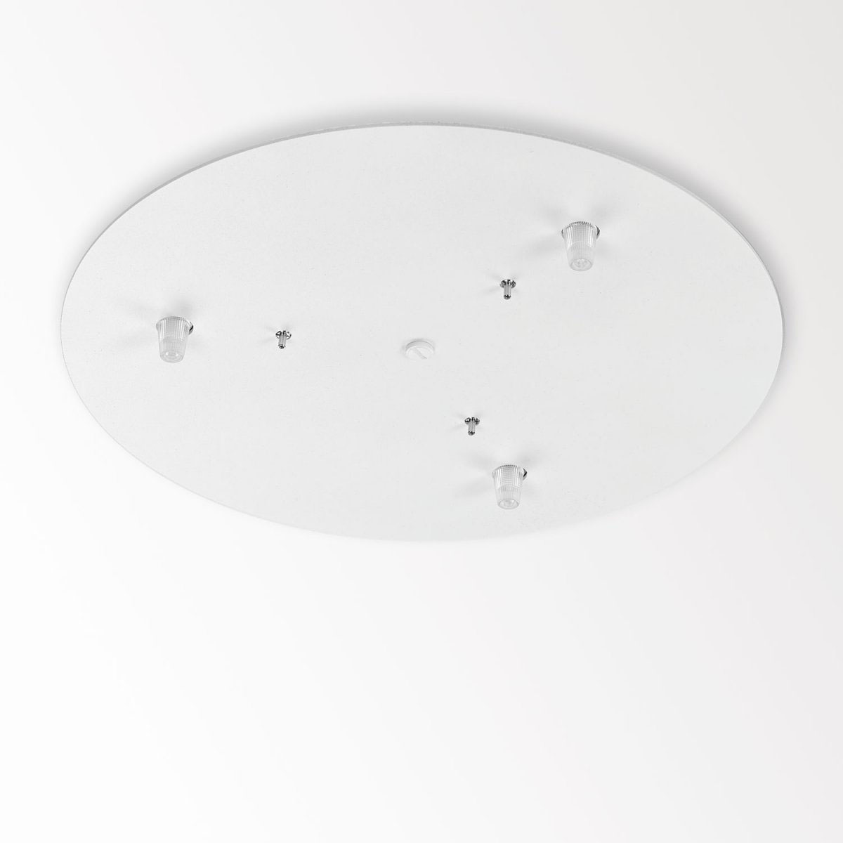 Ceiling Base Baldachin 3 RC, Weiß