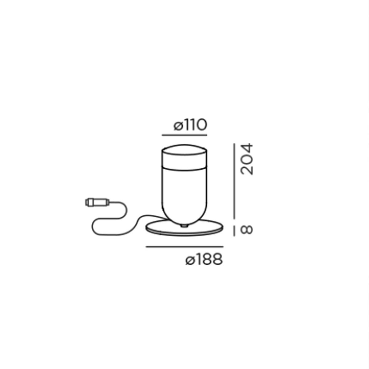 IP44.de bik.4 base Bodenleuchte, Connect, H: 21,2 cm Deep Black