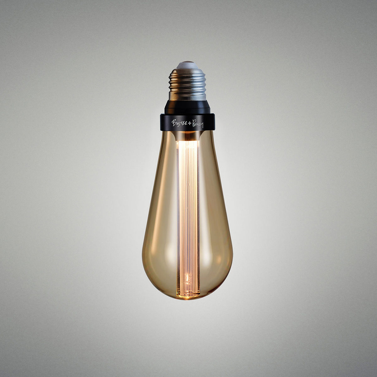 Buster + Punch Buster Bulb E27 Designer-LED-Leuchtmittel, Nicht dimmbar, Gold