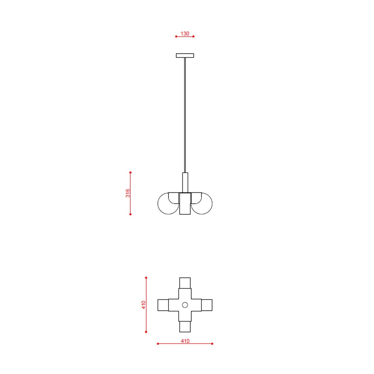 TOOY_Stilla_510_14_tech TOOY Stilla 510.14 Pendelleuchte, H: 32 cm, Ø: 41 cm, Nickel Matt