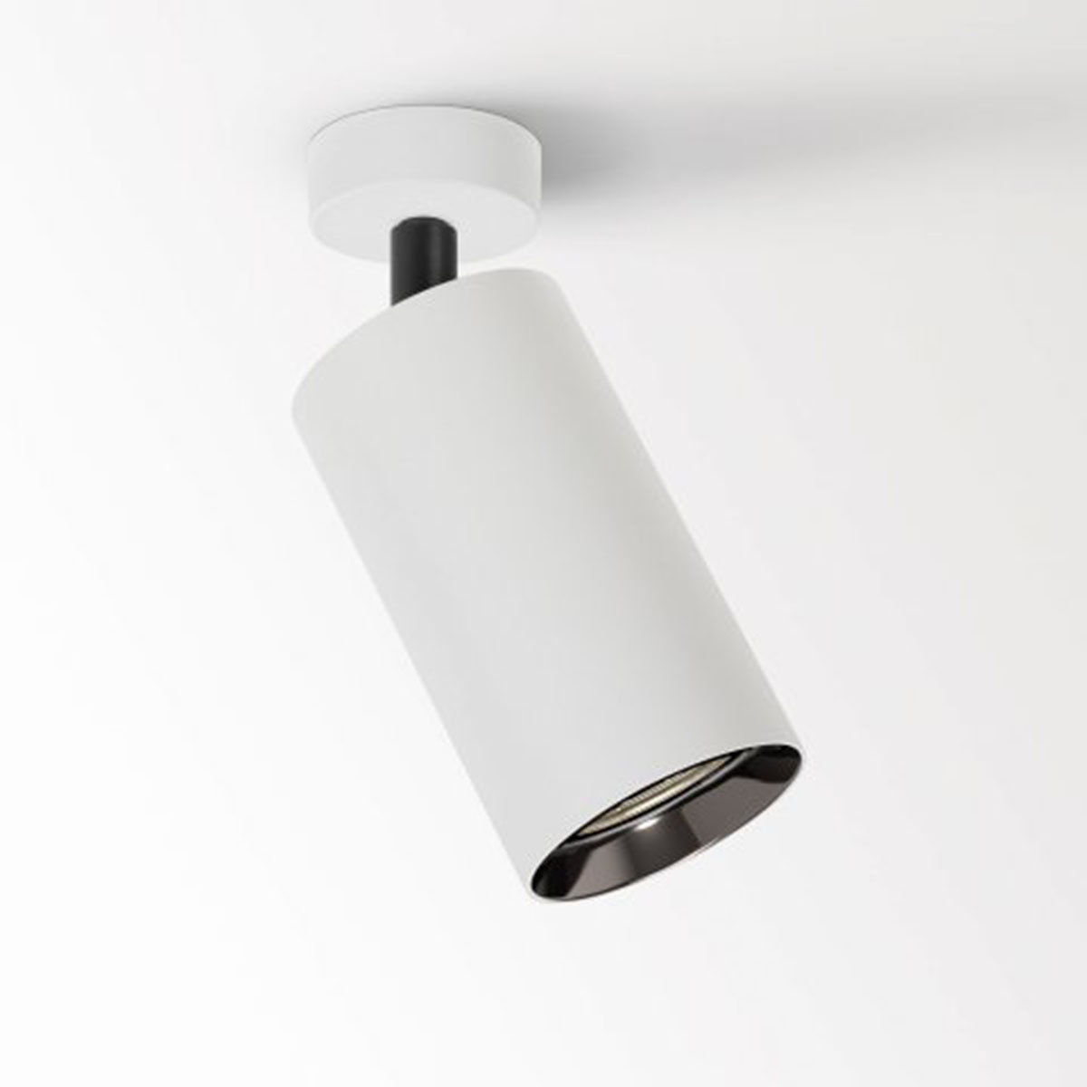 SPY 90 ON 1 92718 DIM1 Aufbaustrahler, Ø: 9 cm, L: 16,5 cm, Weiß, Extra-Warmweiß 2700K, 18° SPY 90 ON 1 93045 DIM1 Aufbaustrahler, Ø: 9 cm, L: 16,5 cm, Weiß, Warmweiß 3000K, 45°