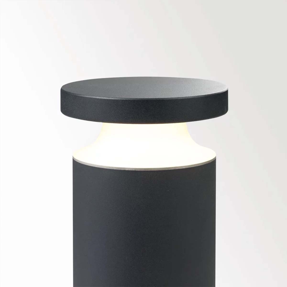Delta Light BAZIL Pollerleuchte, Anthrazit-Alu Eloxiert, H: 71,5 cm