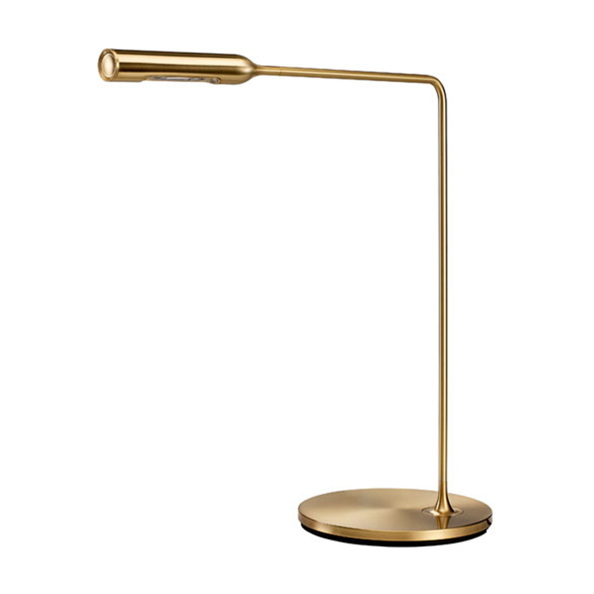 Flo Desk Tischleuchte, H: 43 cm, Gold gebürstet, Extra-Warmweiß 2700K