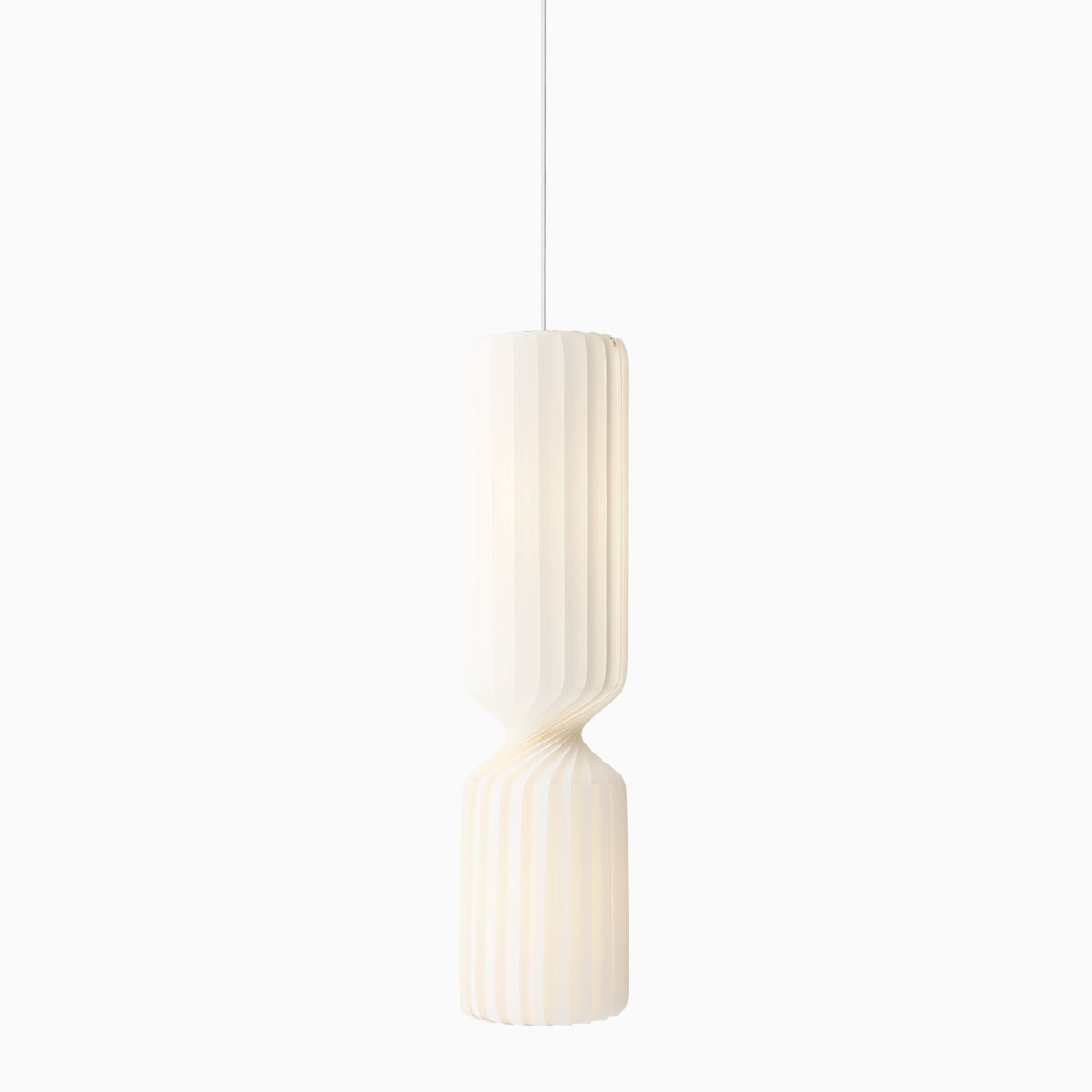 TR41 Pendelleuchte, PC / Vliesstof, Ø: 25 cm, H: 100 cm