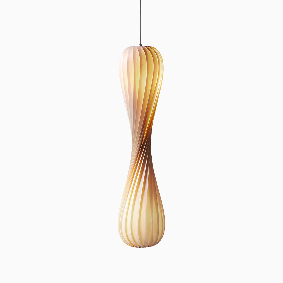 TR7 Pendelleuchte, Birke Natur, Ø: 25 cm, H: 112 cm