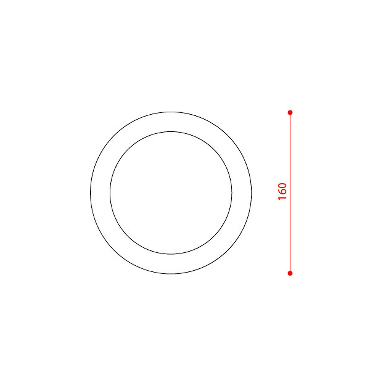 Nabila Ersatzglas G9, Klarglas, Ø: 16 cm