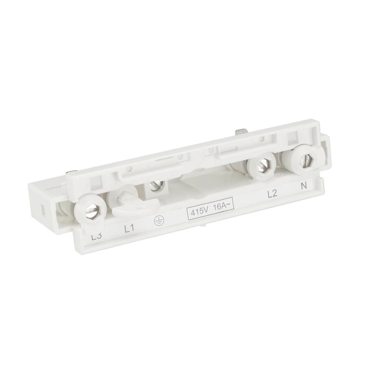 Eutrac 3-Phasen Längsverbinder mit Einspeisemöglichkeit, Grau