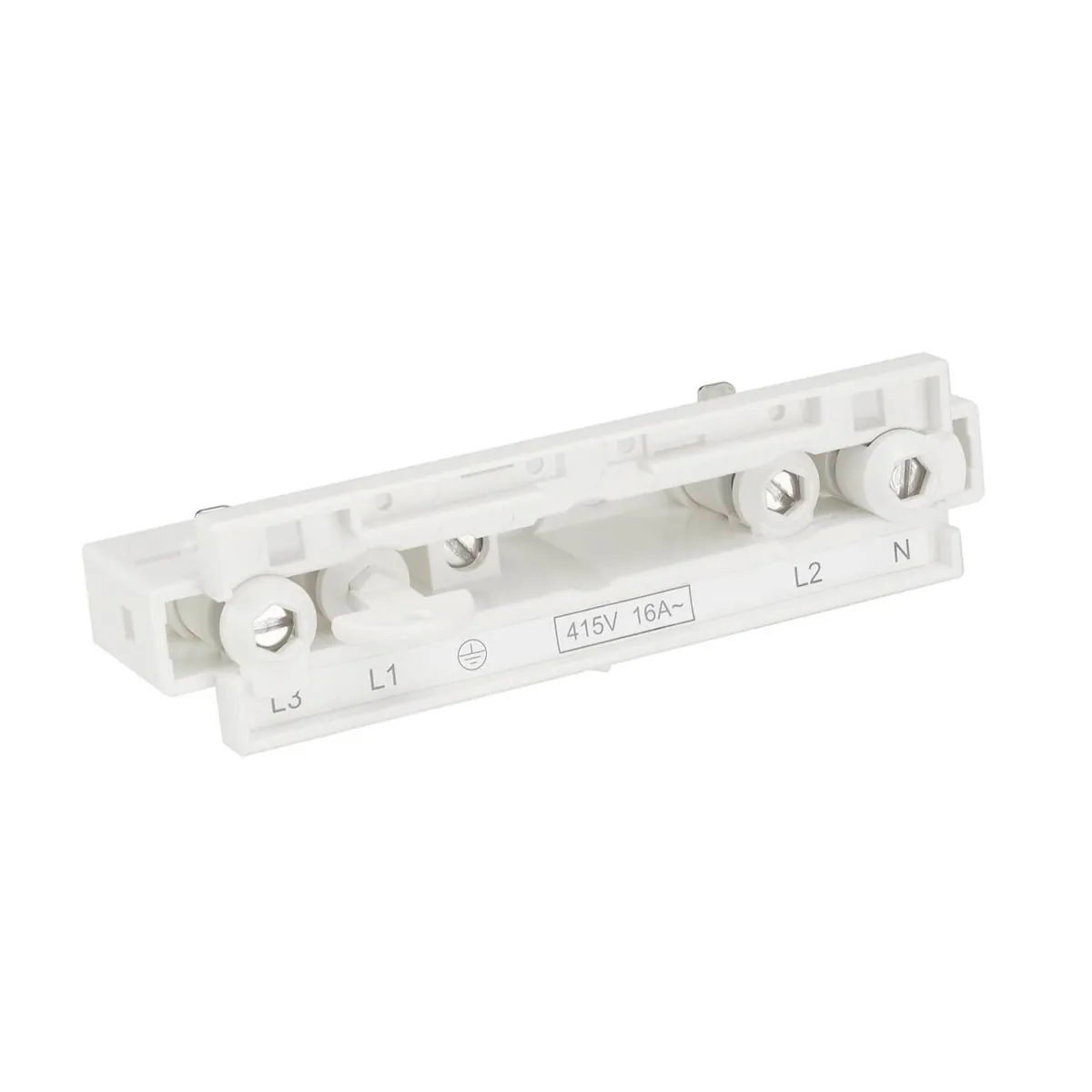 Eutrac 3-Phasen Längsverbinder mit Einspeisemöglichkeit, Grau