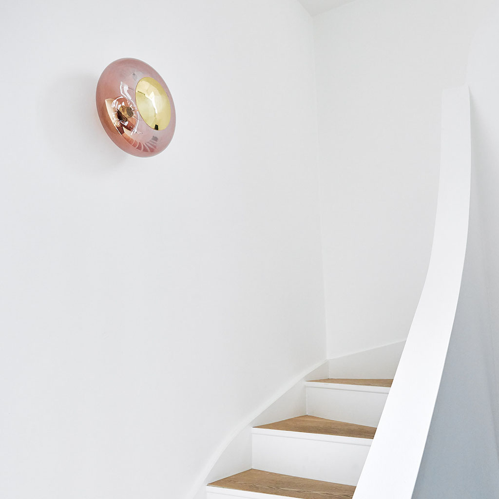 Horizon Wand-/ Deckenleuchte L Ø 36 cm, Toast, Gold