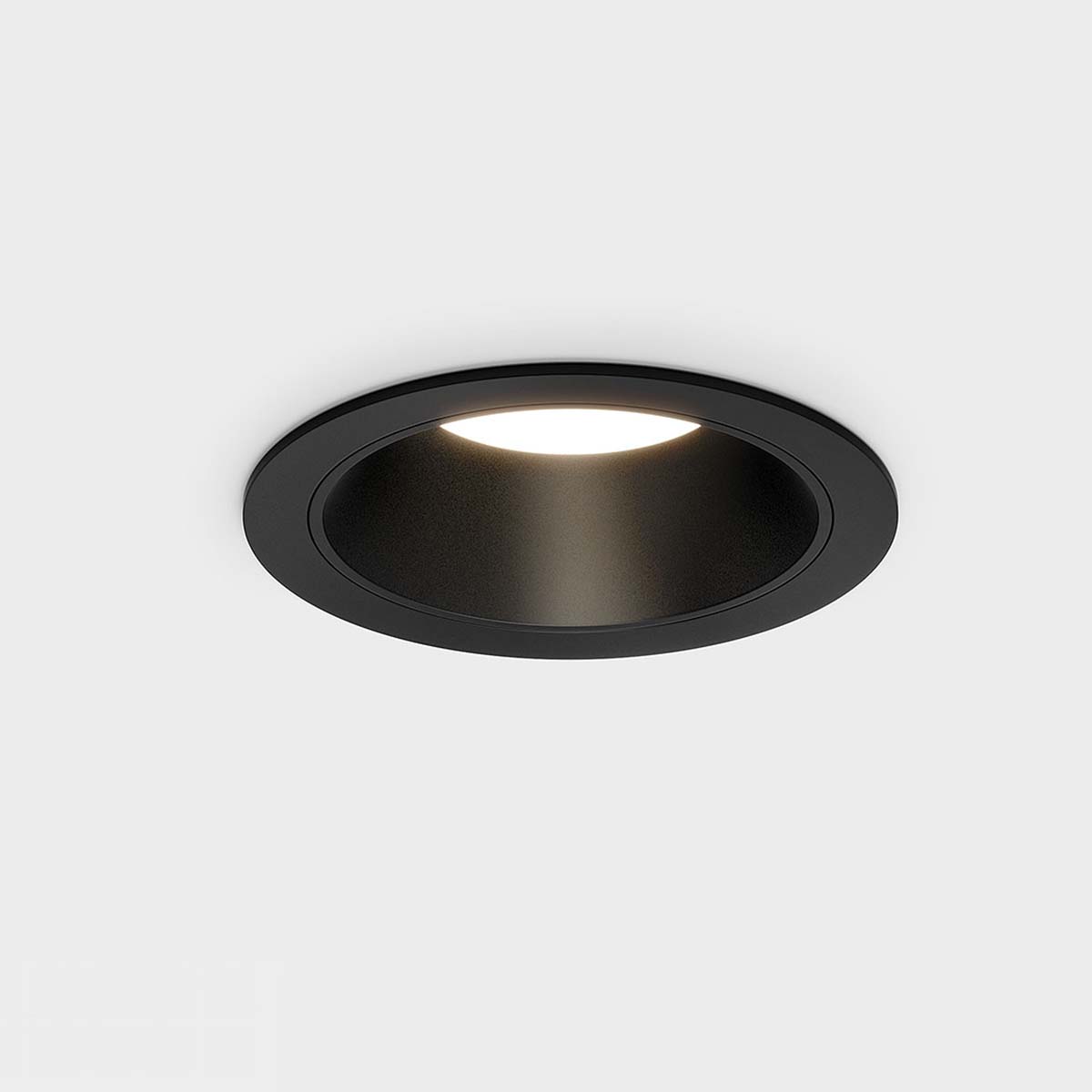 IP44.de suq.3 Einbaustrahler, Ø: 8 cm, H: 7,7 cm Schwarz