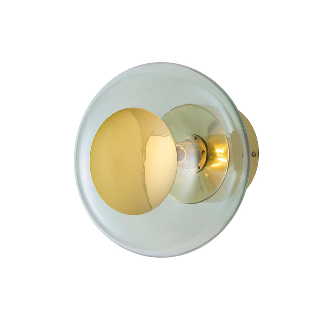 Horizon Wand-/ Deckenleuchte S Ø 21 cm, Forest Green, Gold Horizon Wand-/ Deckenleuchte S Ø 21 cm, Forest Green, Gold