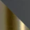 Gebürstetes gold-schwarz