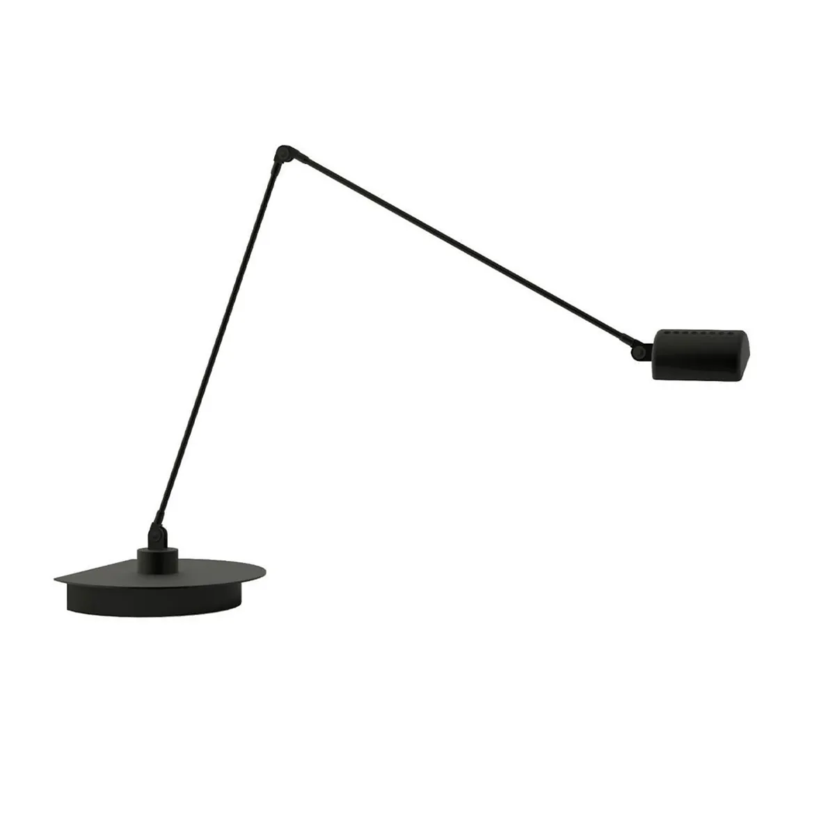 Daphine Cloe LED Tischleuchte, H: 50 cm, Schwarz soft, Extra-Warmweiß 2700K