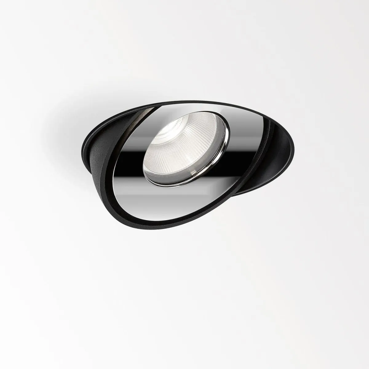 TWEETER M TRIMLESS 92733 Einbaustrahler, Ø: 10,2 cm, Schwarz & Chrom, Extra-Warmweiß 2700K, 33° TWEETER M TRIMLESS 93050 Einbaustrahler, Ø: 10,2 cm, Schwarz & Chrom, Warmweiß 3000K, 50°