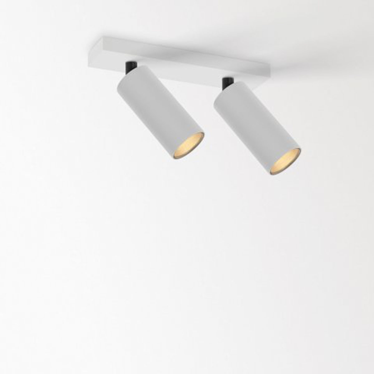 DeltaLight SPY 52 ON 2 92720 DIM8 Aufbaustrahler, Ø: 5,2 cm, L: 12 cm Weiß, Extra-Warmweiß 2700K, 20° Weiß Bronze Modern & neutral – moderne für Küche schwenkbar & drehbar