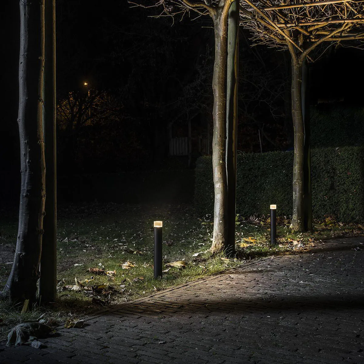 Tootem 500 Beacon Pollerleuchte, Textured Black, 2700K, H: 50 cm