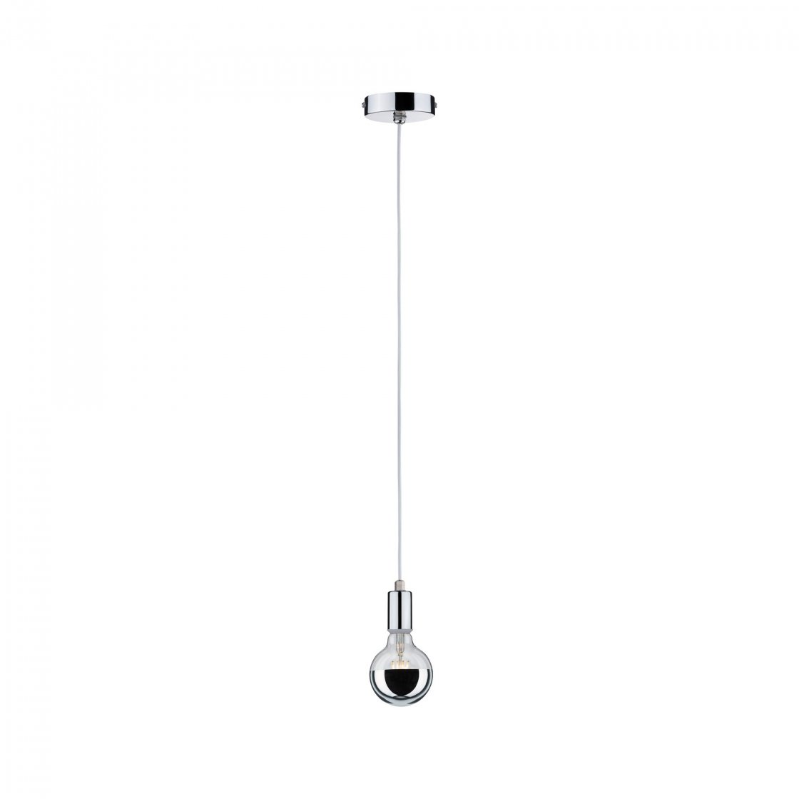 LED Globe Kopfspiegel E27 G95 600lm 6,5W 2700K dimmbar Kopfspiegel Silber