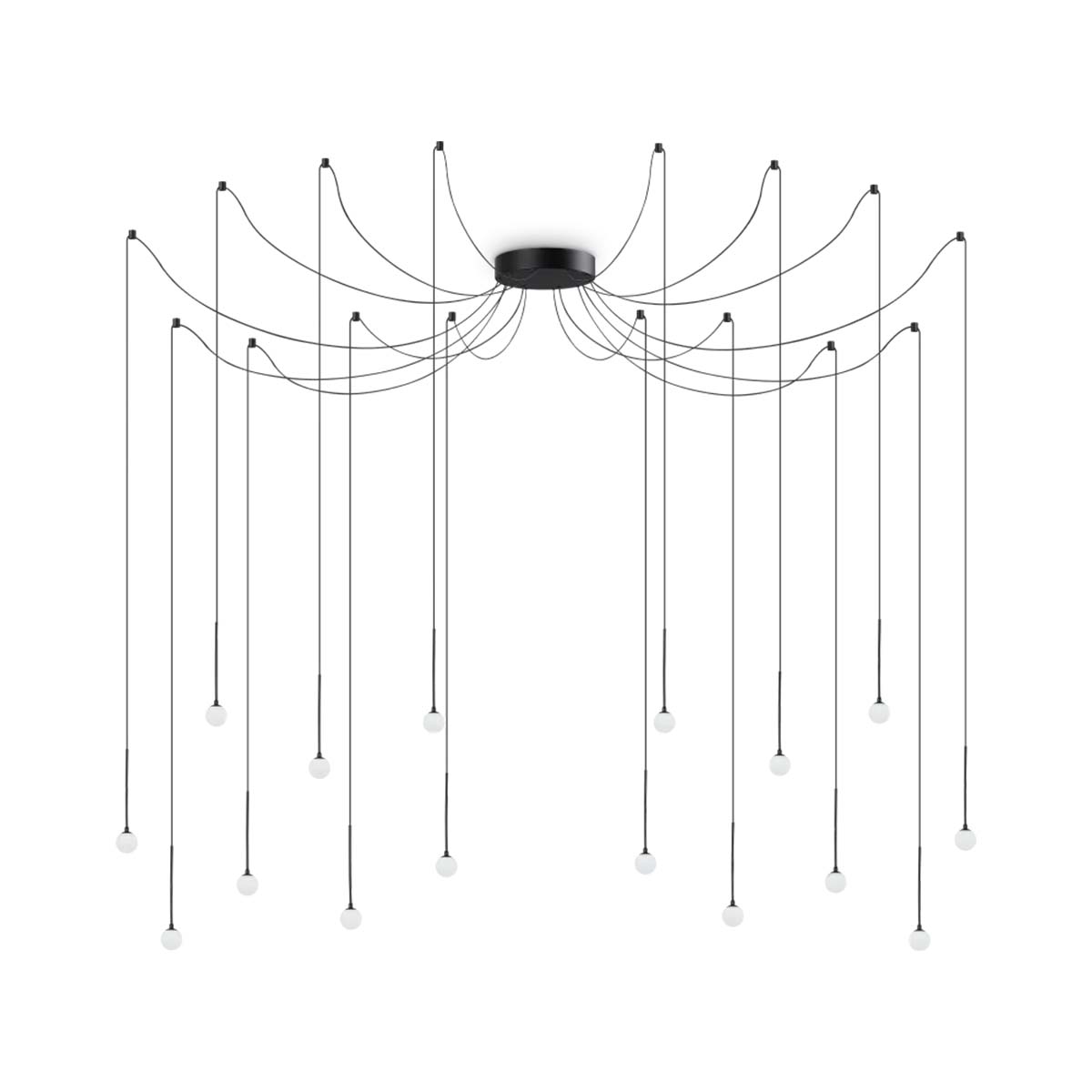 Lucciola SP16 Pendelleuchte, Schwarz