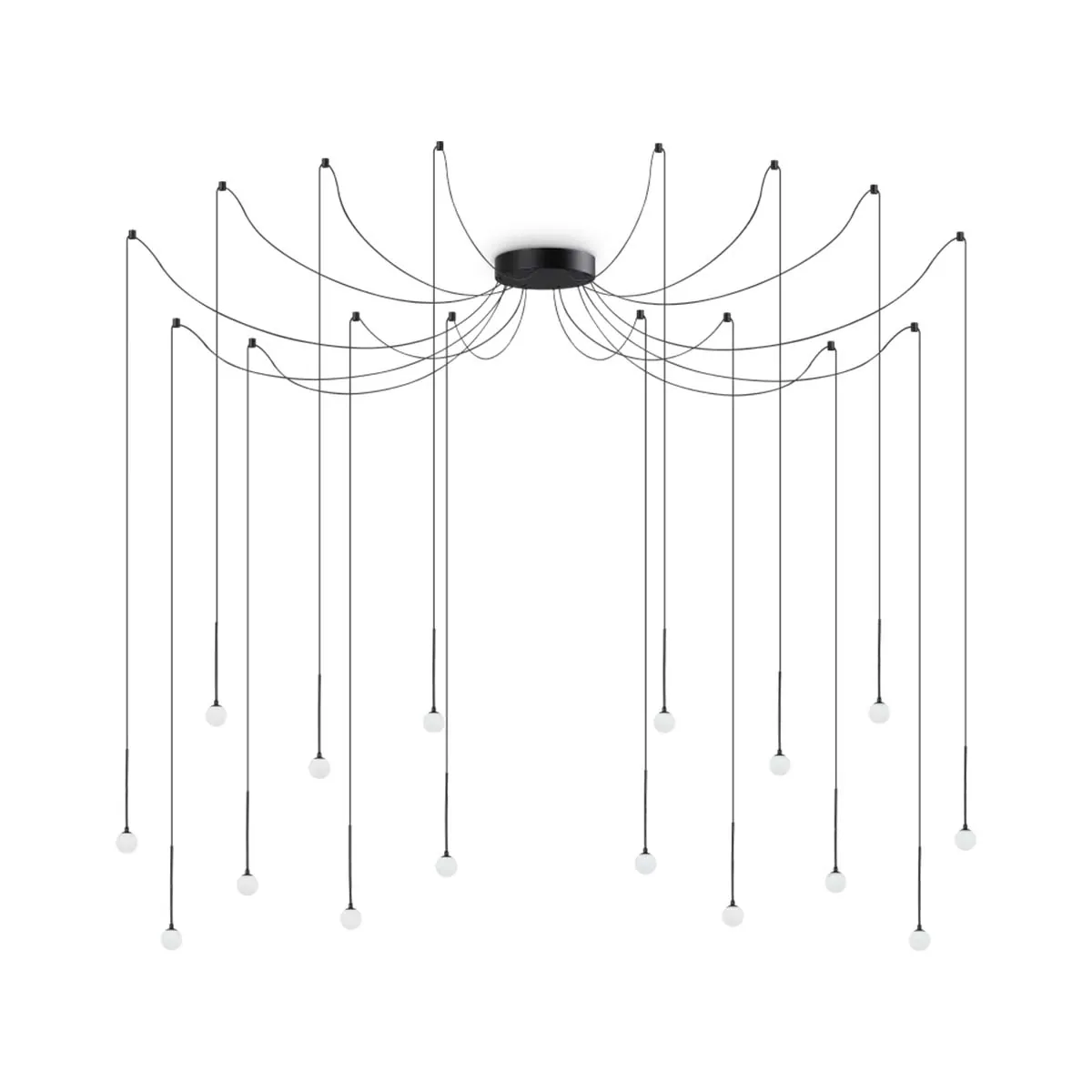 Lucciola SP16 Pendelleuchte, Schwarz