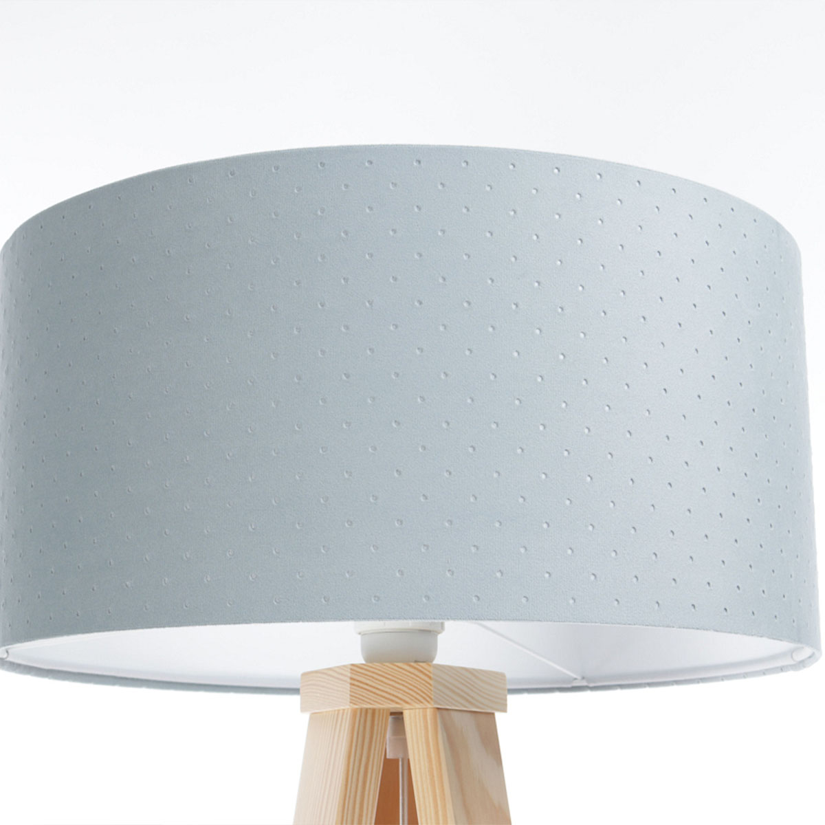 Kinder Stehleuchte, Hellblau, Weiß,  Ø: 60 cm