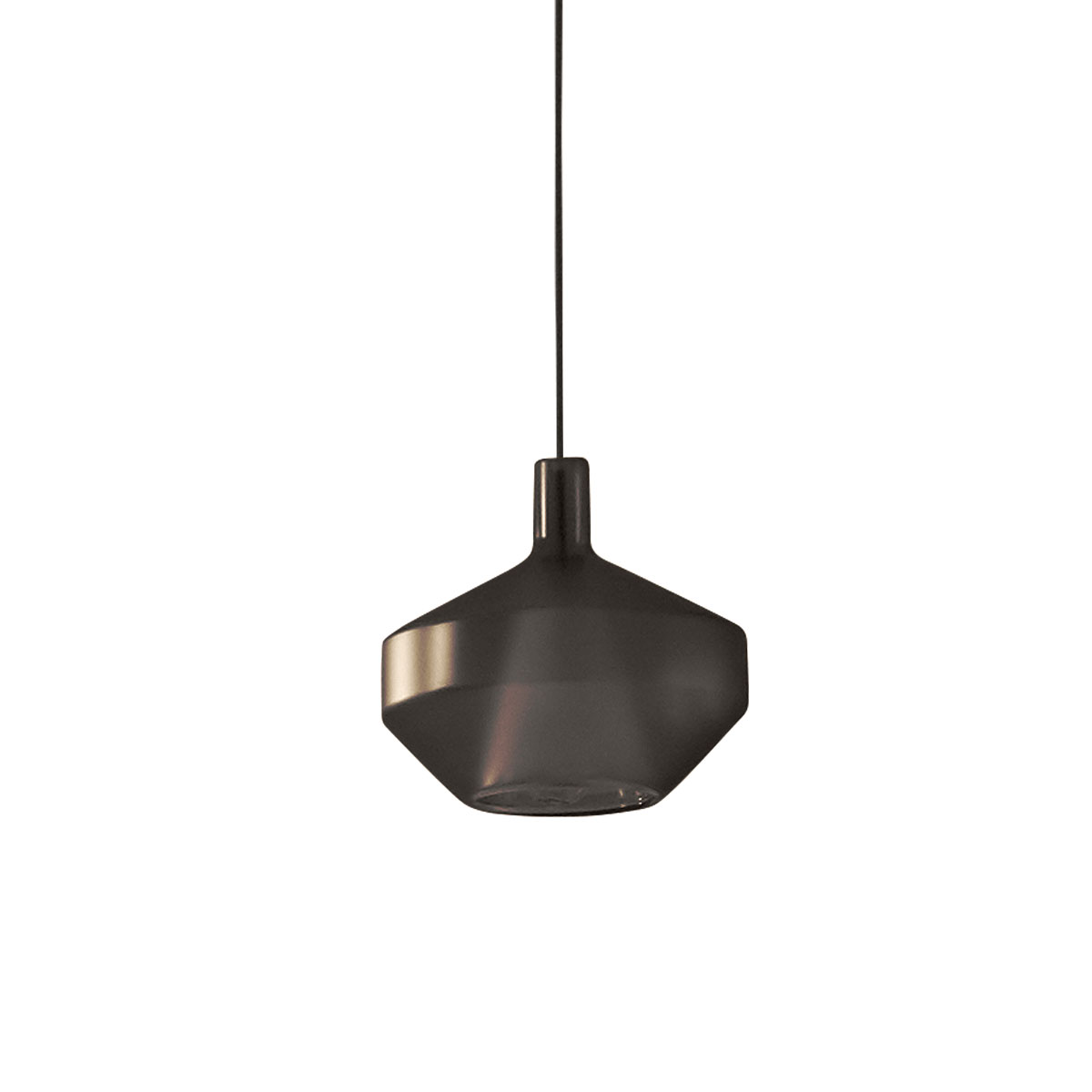 Penta Light Designerleuchte MoM 1602-25 Little Pendelleuchte Ø: 20 cm Glaspendel – Rauchglas in Schwarz,, diffuse Beleuchtung, perfekt für die Leseecke, ideal über Esstisch, Küche oder Wohnzimmer