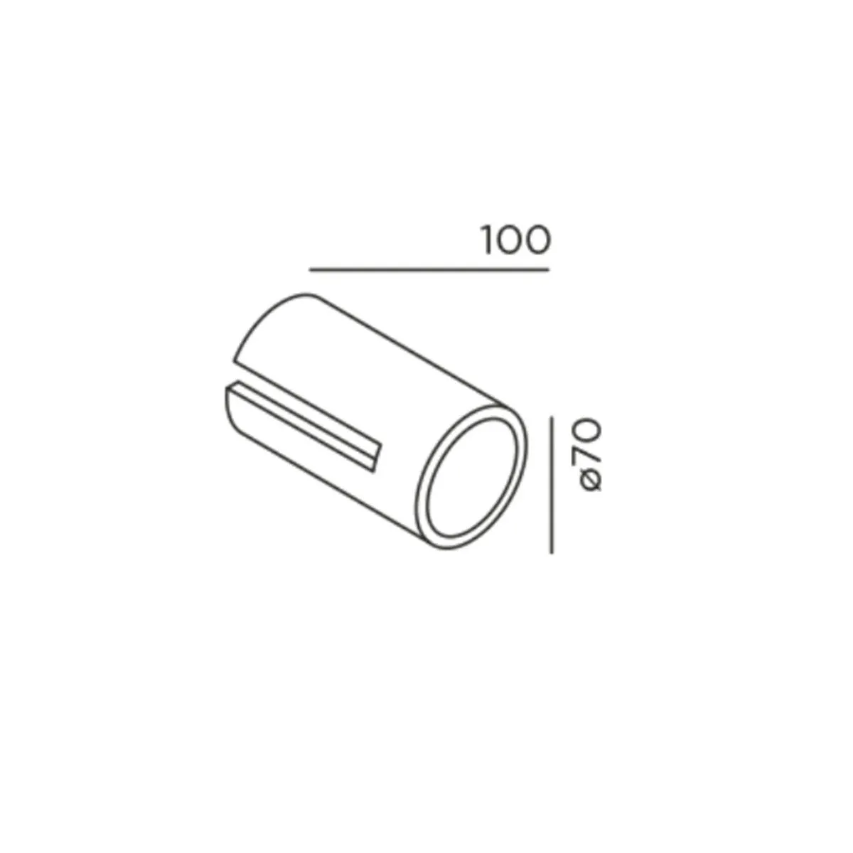 Funktionales Zubehör für den piek Leuchtenkopf in Größe L