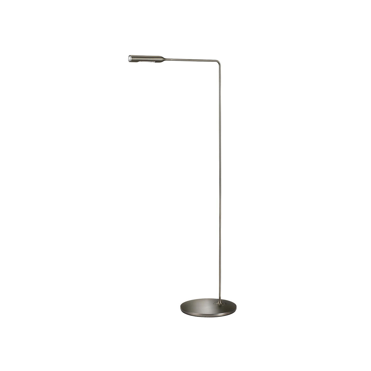 Flo Lounge Stehleuchte, H: 100 cm, Gunmetal, Extra-Warmweiß 2700K