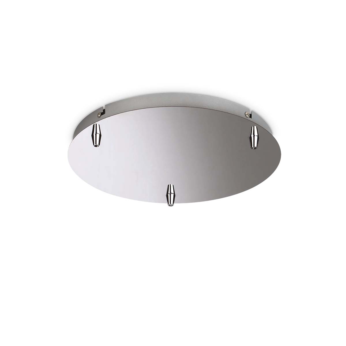 Baldachin Rosone standard 3 luci, Ø: 30 cm, H: 2,5 cm, Chrom