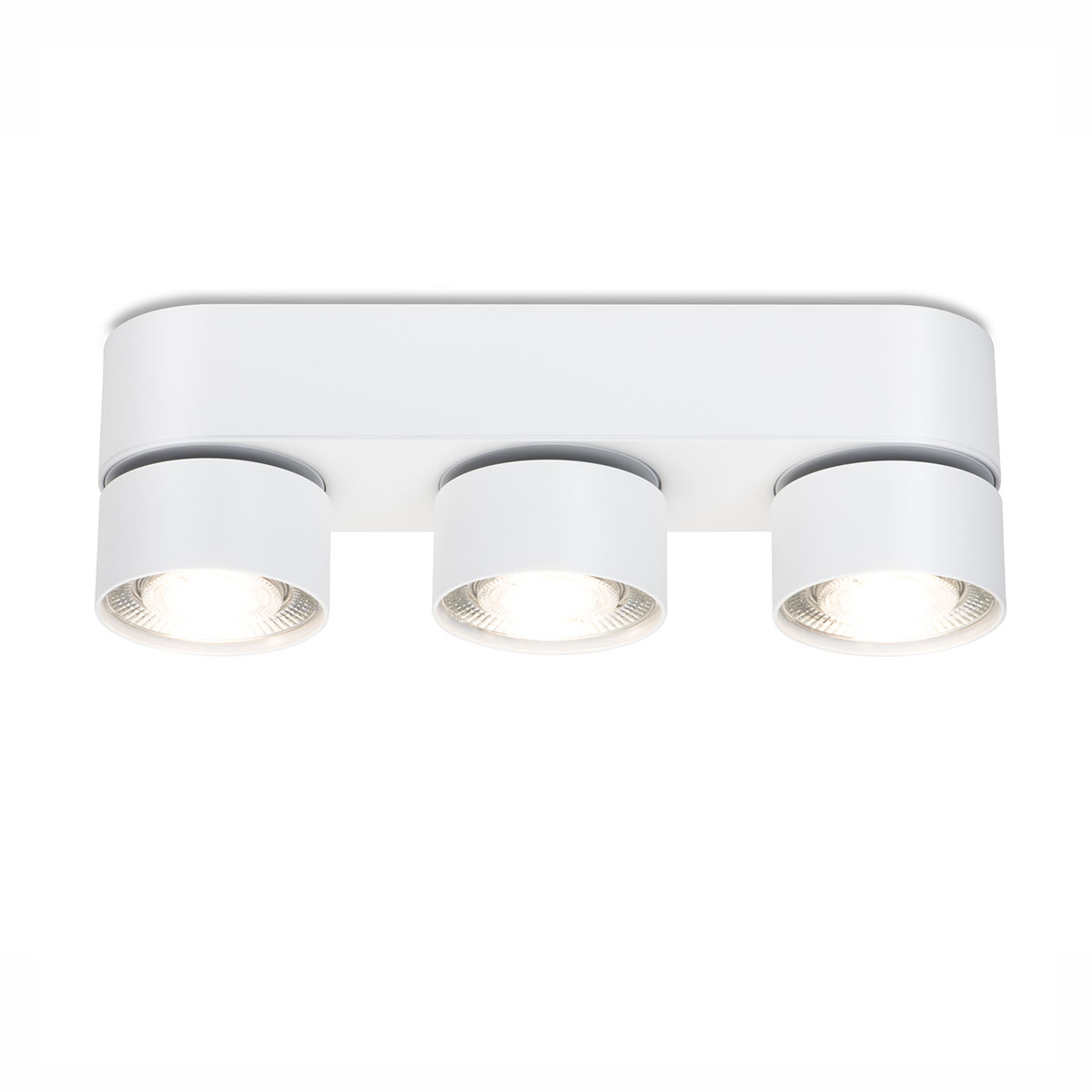 Wittenberg 4.0, wi4-ab-3ov Aufbaustrahler, Weiß matt, Extra-Warmweiß 2700K, Spot 12°, Phase Cut Wittenberg 4.0, wi4-ab-3ov Aufbaustrahler, Weiß matt, Warmweiß 3000K, Flood 38°, Bluetooth