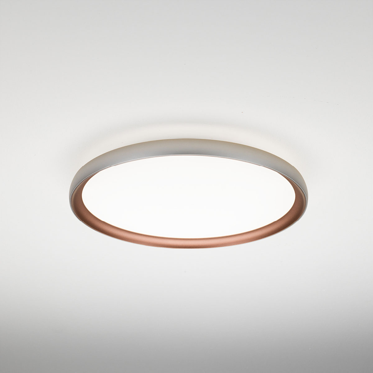 Atena Deckenleuchte, Silber + Kupfer, Ø: 50 cm