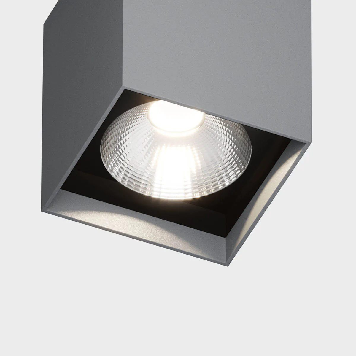 IP44-upS-außen-deckenleuchte-grau-3: Rechteckige Deckenleuchte für außen in der Farbe grau – LED für Balkon