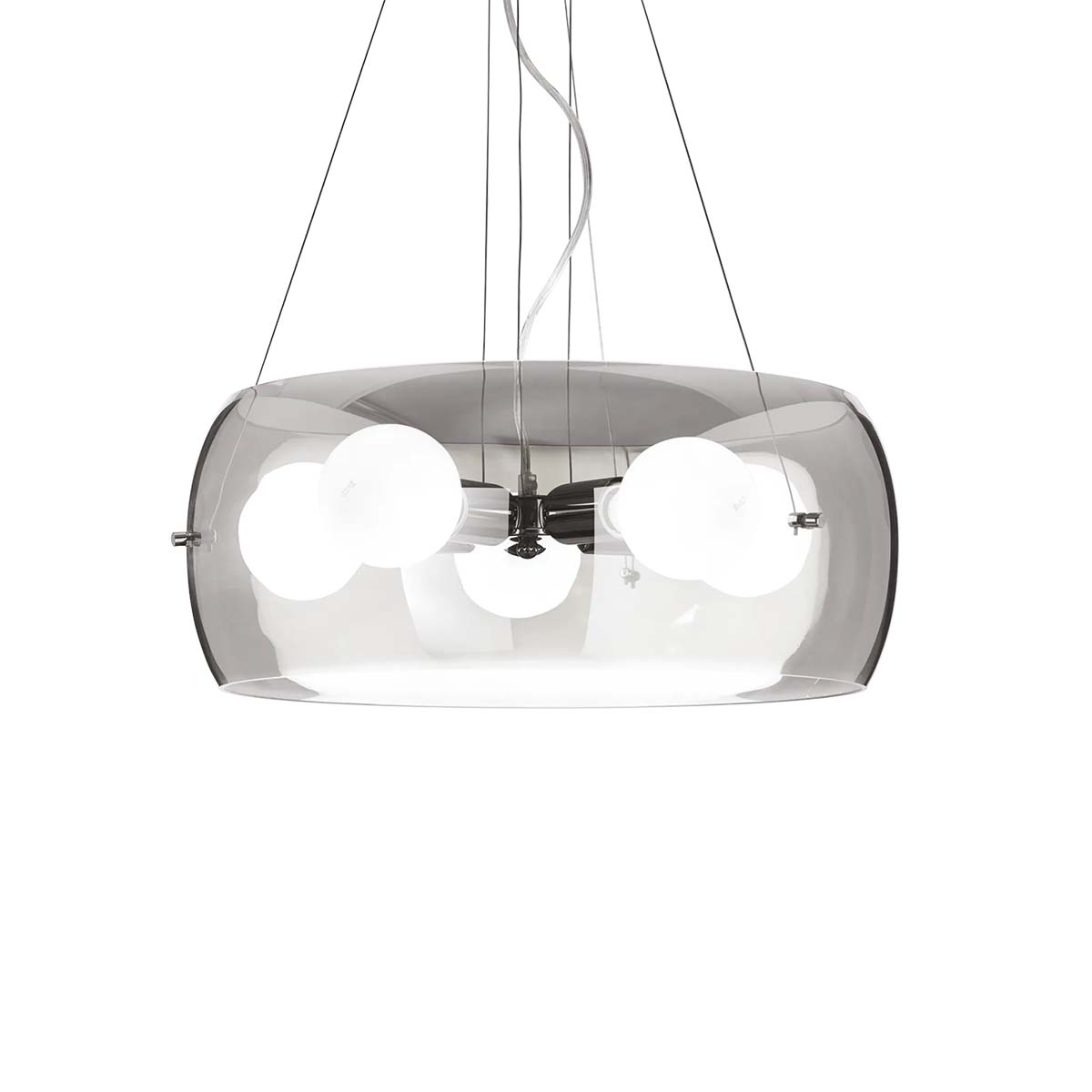 Audi-10 SP5 Pendelleuchte, Ø: 48,5 cm, Rauchglas