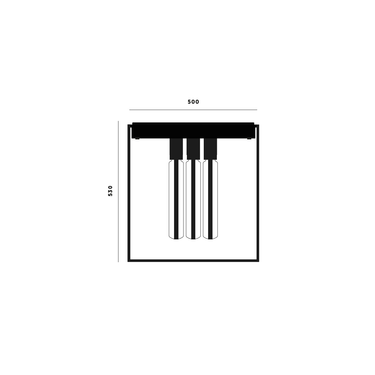 Caged Ceiling 4.0, White Marble Caged Ceiling 4.0, Black Marble