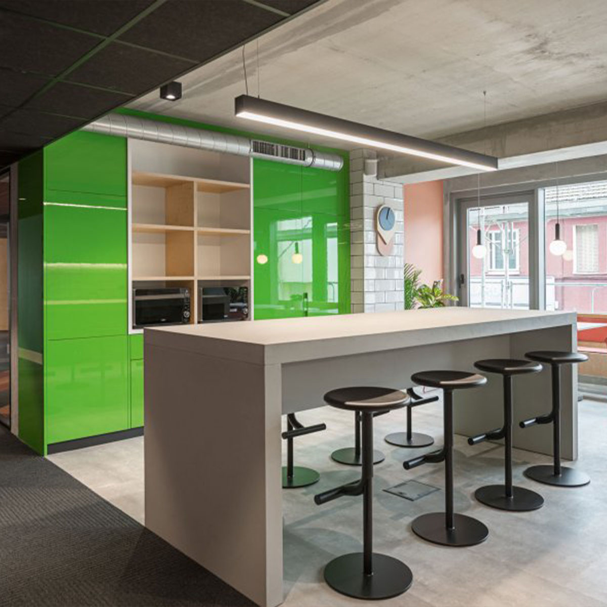 MINIGRID ON 150 SOFT 93045 DIM8 Aufbaustrahler, L: 10,5 cm, B: 10,5 cm, dim to warm 3000K – 1800K, Weiß & Schwarz