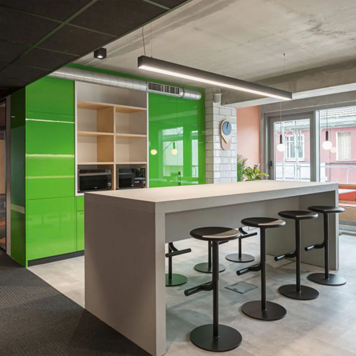 MINIGRID ON 150 SOFT 93045 DIM8 Aufbaustrahler, L: 10,5 cm, B: 10,5 cm, dim to warm 3000K – 1800K, Weiß & Schwarz