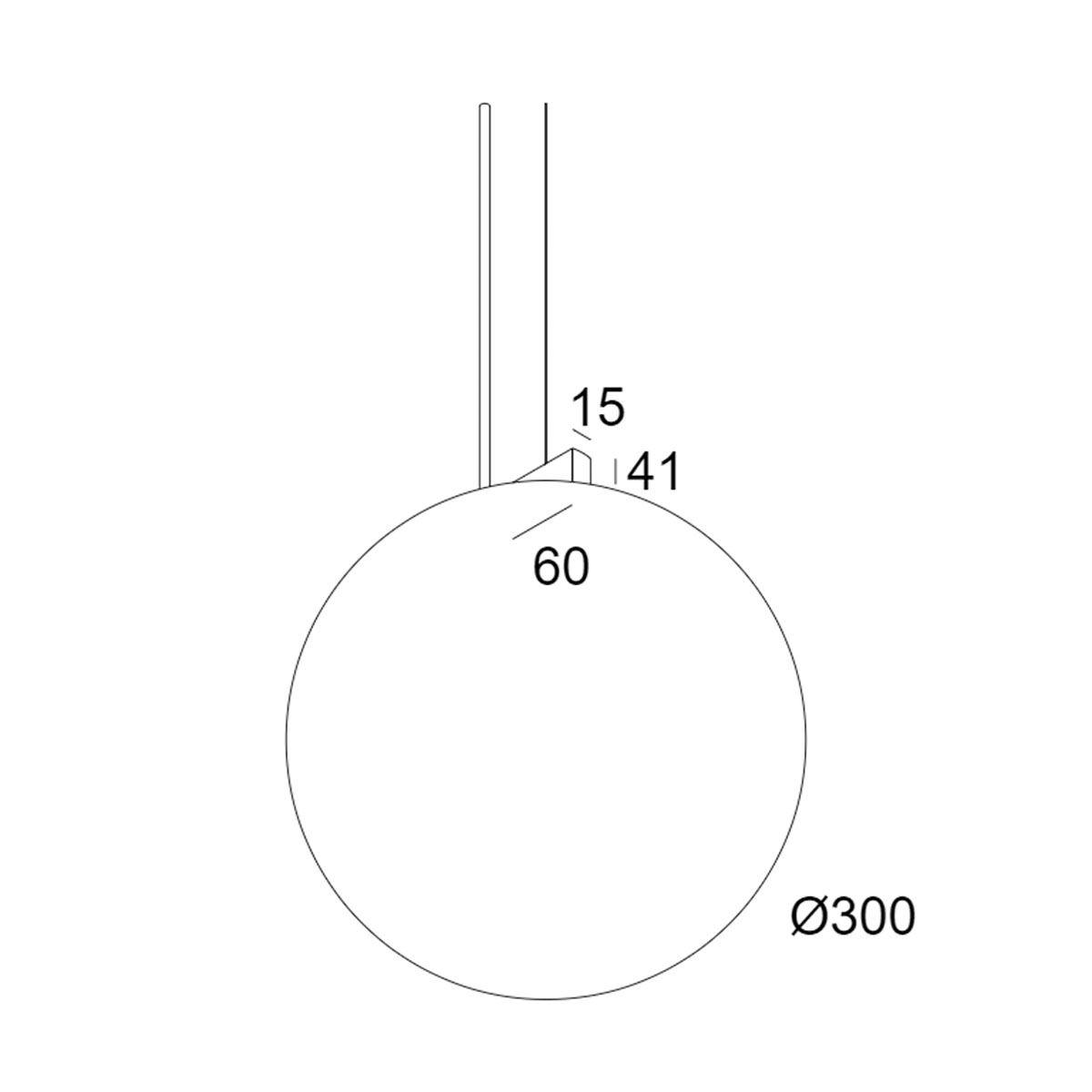 OONO C E27 GM Pendelleuchte, Ø: 30 cm