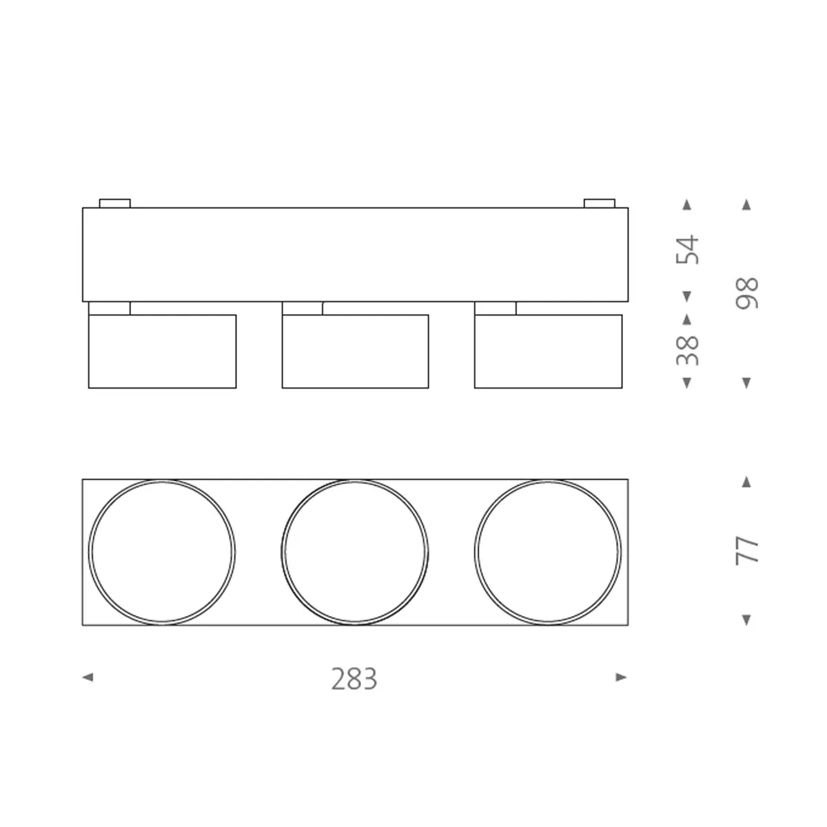 Wittenberg 4.0, wi4-ab-3e Aufbaustrahler, Weiß matt, Extra-Warmweiß 2700K, Spot 12°, Phase Cut Wittenberg 4.0, wi4-ab-3e Aufbaustrahler, Schwarz matt, Warmweiß 3000K, Flood 38°, Bluetooth