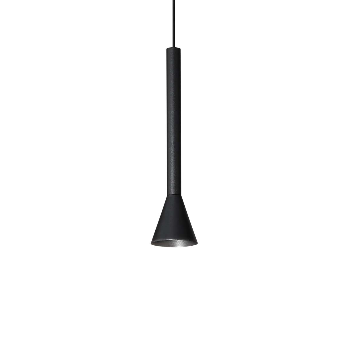 Diesis SP Pendelleuchte, Ø: 6 cm, H: 25,5 cm, Schwarz