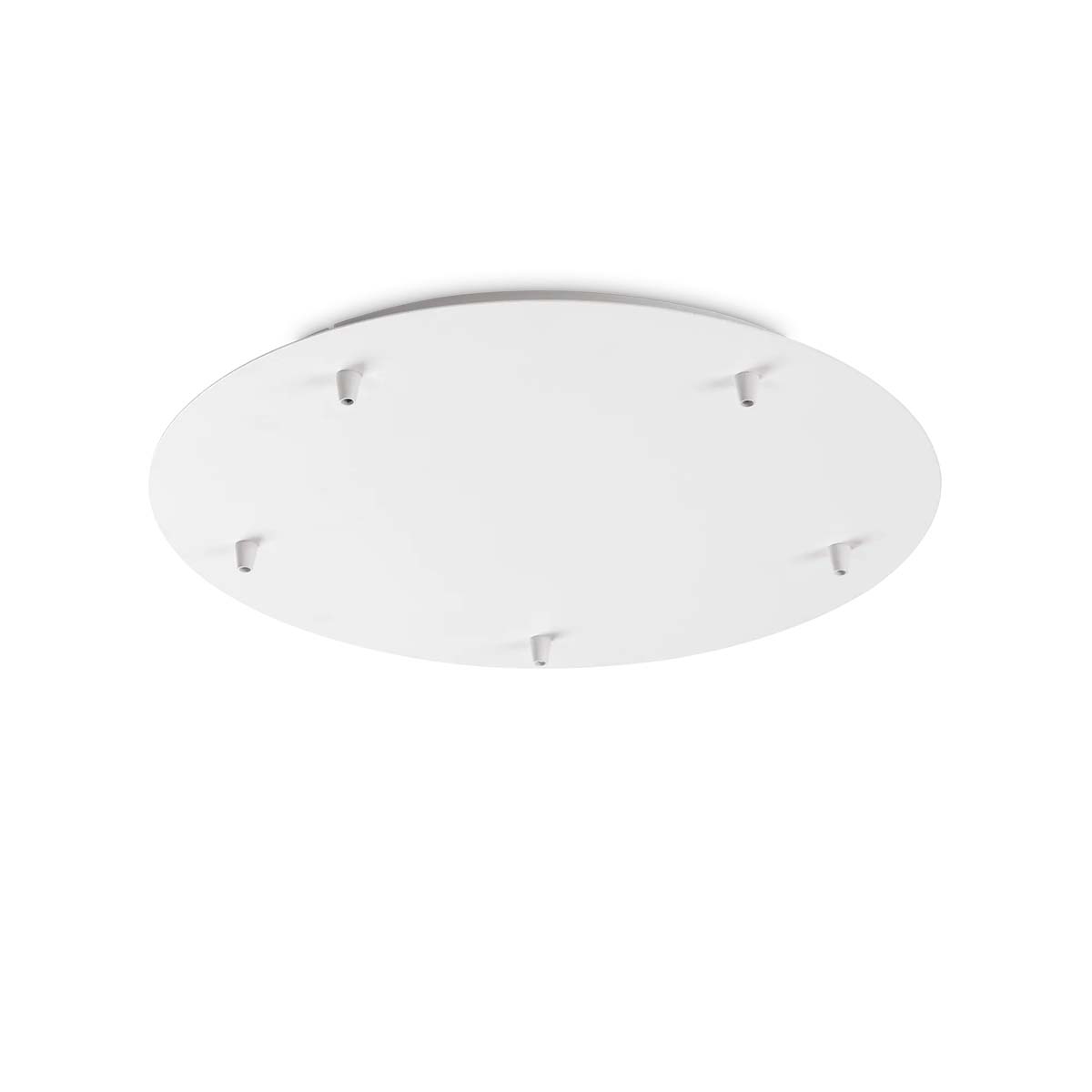 Baldachin Rosone standard 5 luci, Ø: 46 cm, H: 2,5 cm, Weiß