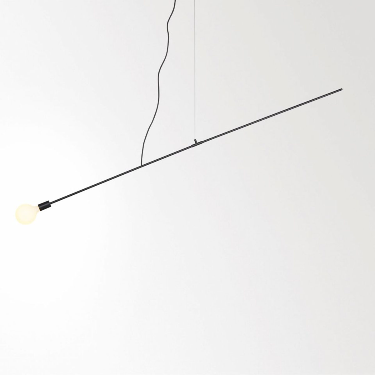 DeltaLight STILL E27 Pendelleuchte, L: 227,2, Ø: 1,2 cm STILL E27 Pendelleuchte, L: 227,2, Ø: 1,2 cm, Schwarz Bronze – moderne Wohnraumleuchte, zeitloses Design für Flur