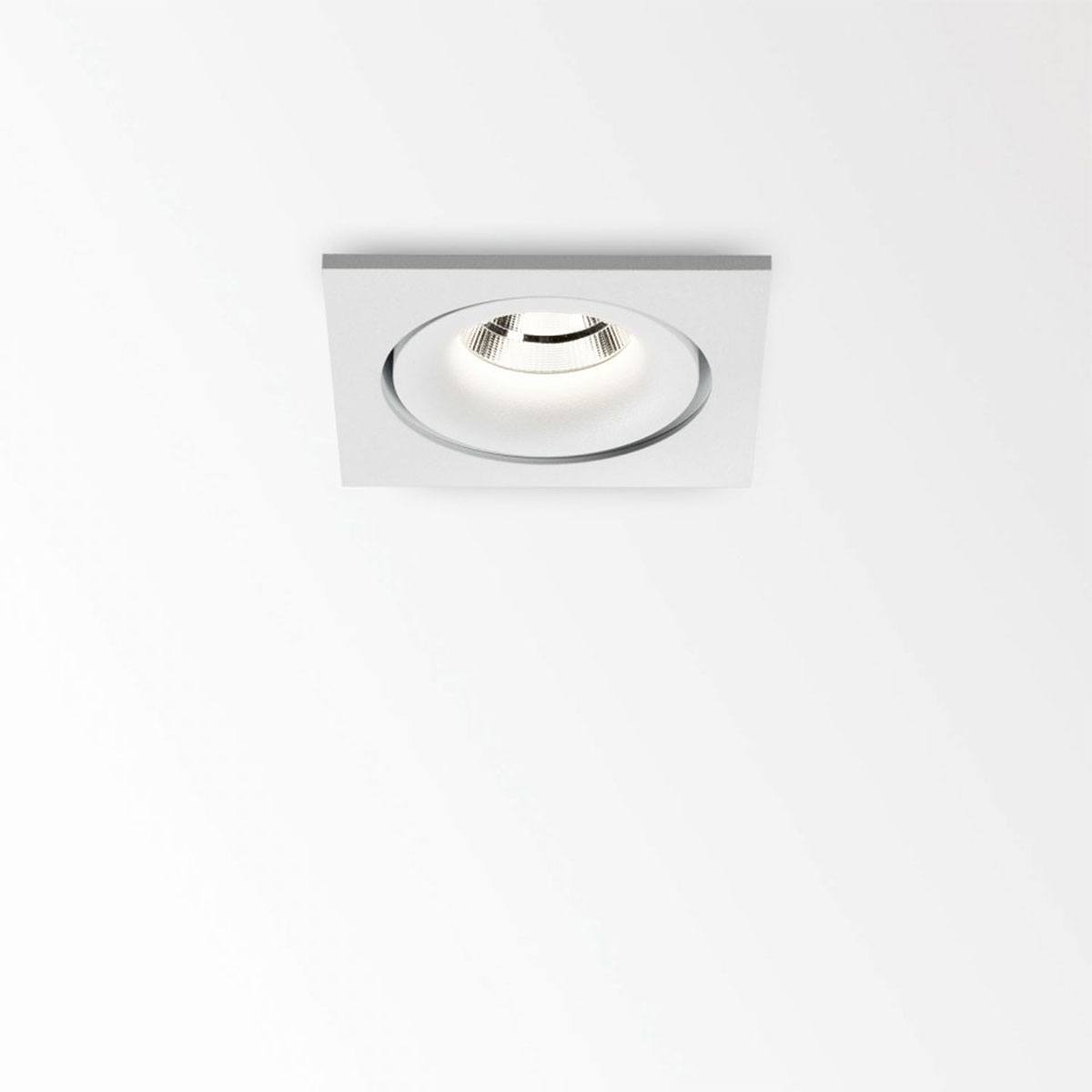 REO S OK 93050 S1 Einbaustrahler, L: 10,4 cm, B: 10,4 cm, Warmweiß 3000K, 50°