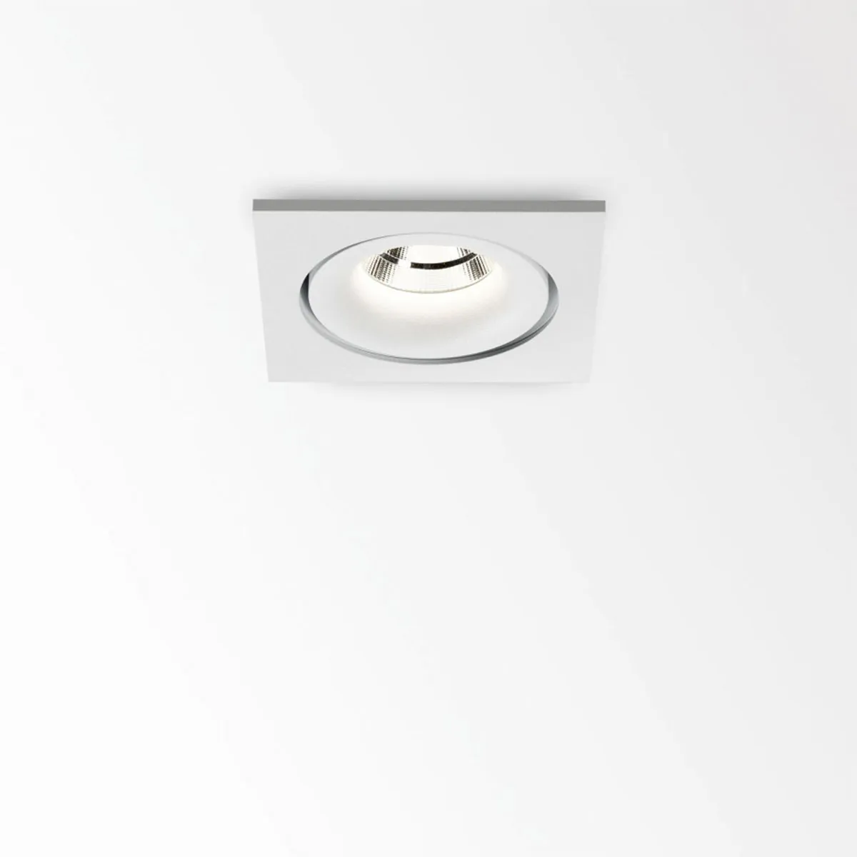 REO S OK 93050 S1 Einbaustrahler, L: 10,4 cm, B: 10,4 cm, Warmweiß 3000K, 50°