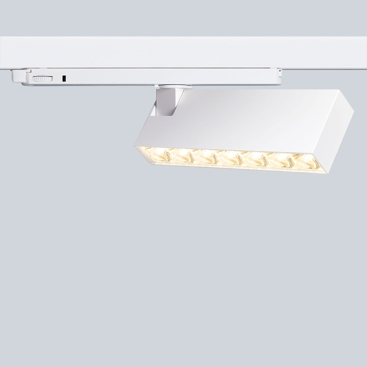 Wittenberg 4.0, fbl-12-in Schienenstrahler, Weiß matt, Warmweiß 3000K, Flood 45°