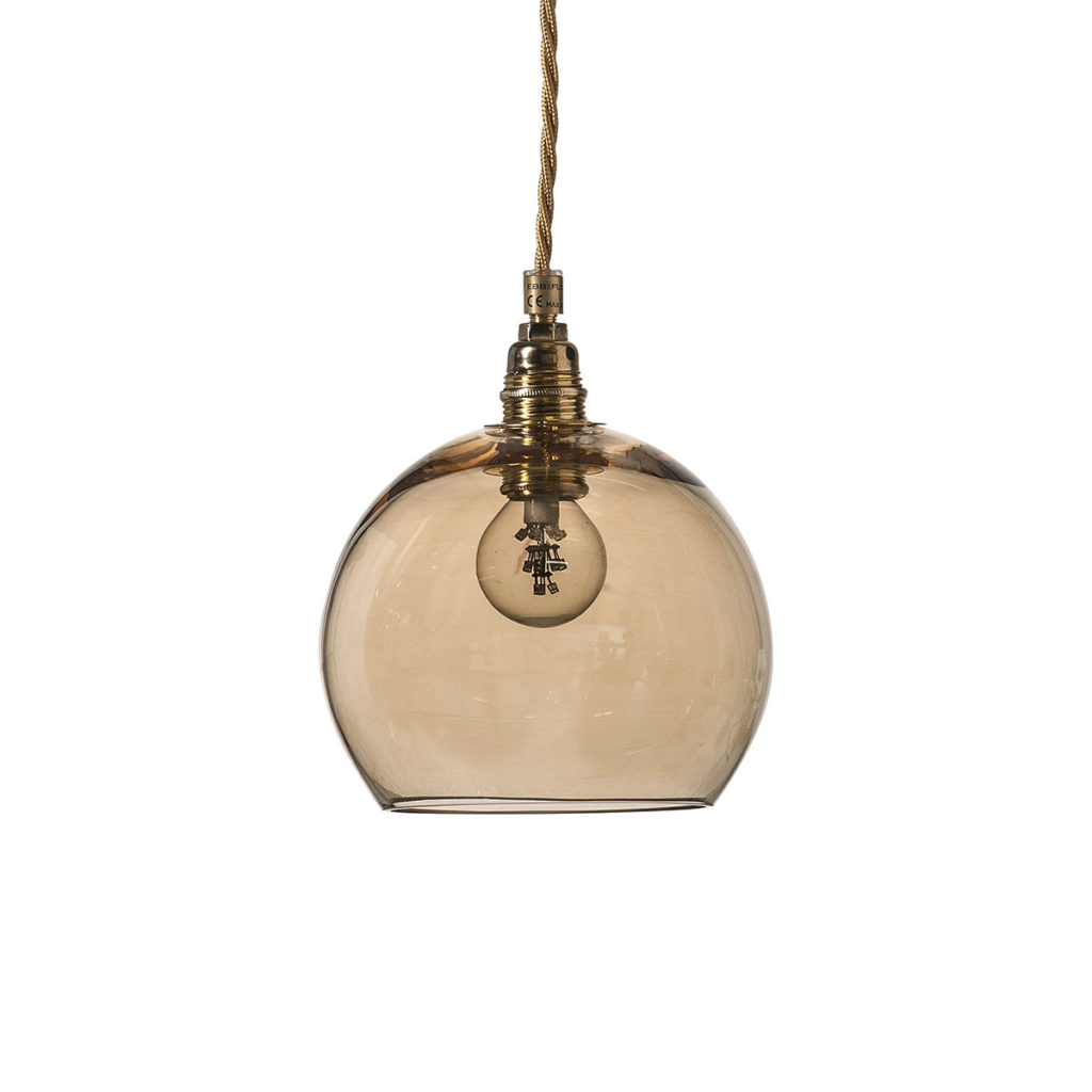 Rowan Pendelleuchte S Ø 15,5 cm, Golden Smoke, Gold