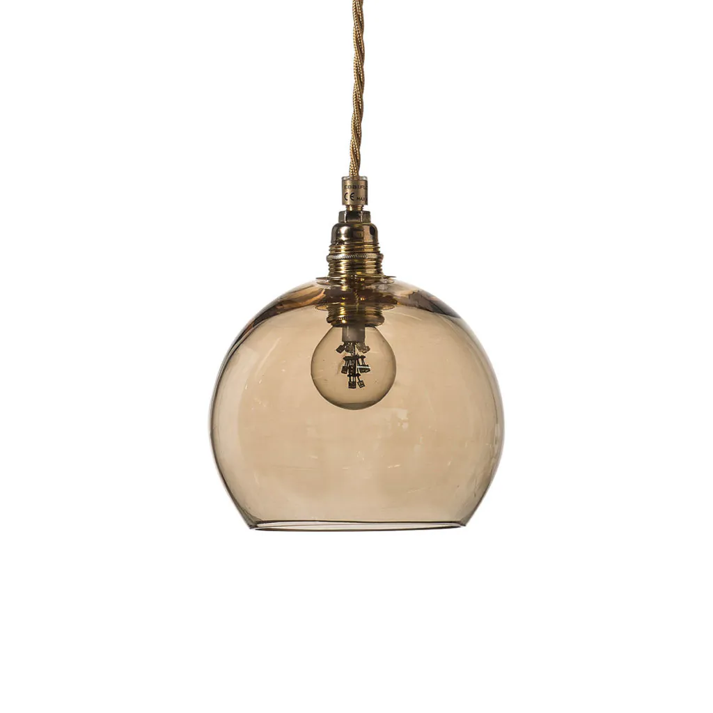 Rowan Pendelleuchte S Ø 15,5 cm, Golden Smoke, Gold