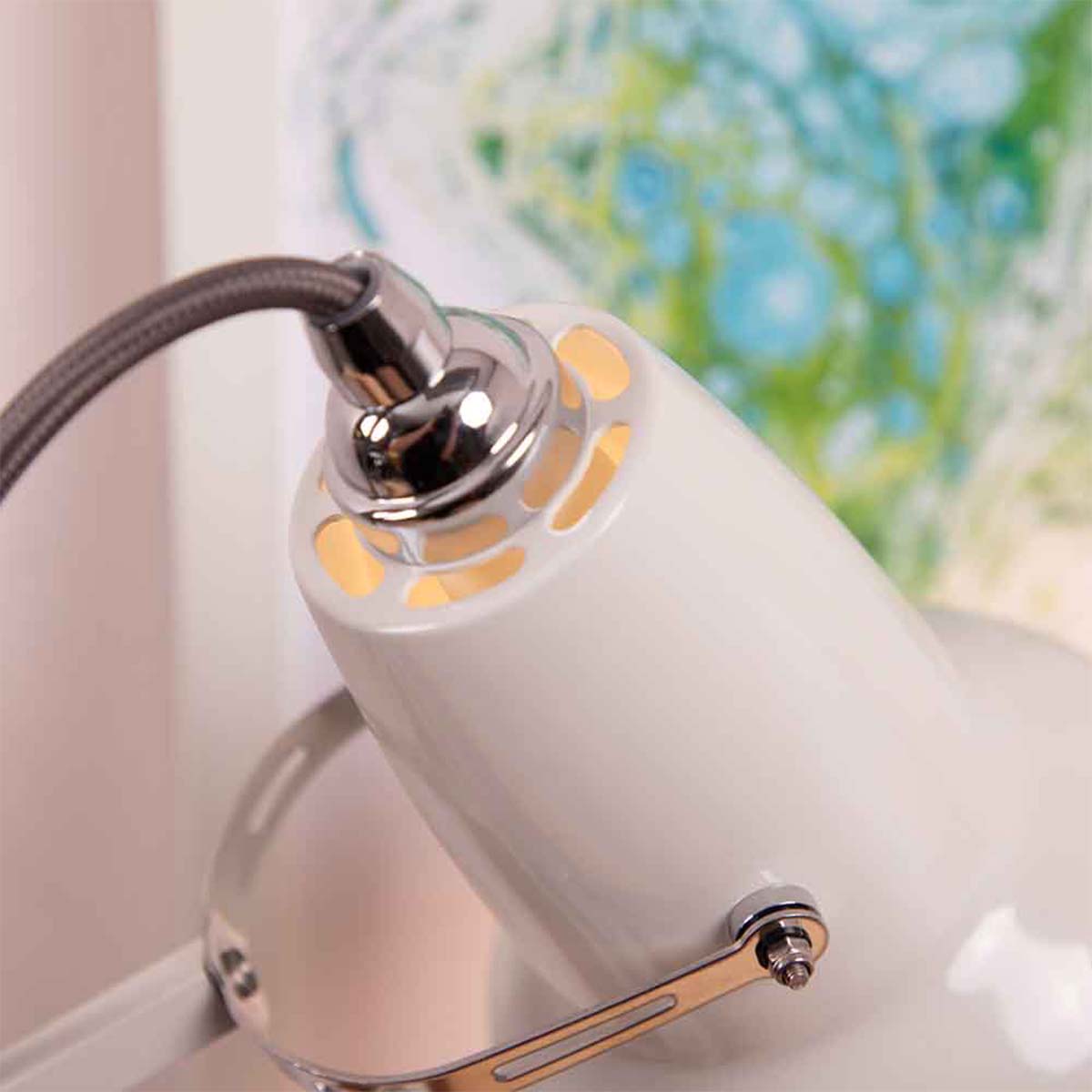 Anglepoise Original 1227 Tischleuchte, H: max. 91 cm, Alpine White Anglepoise Original 1227 Tischleuchte, H: max. 91 cm, Bright Chrome