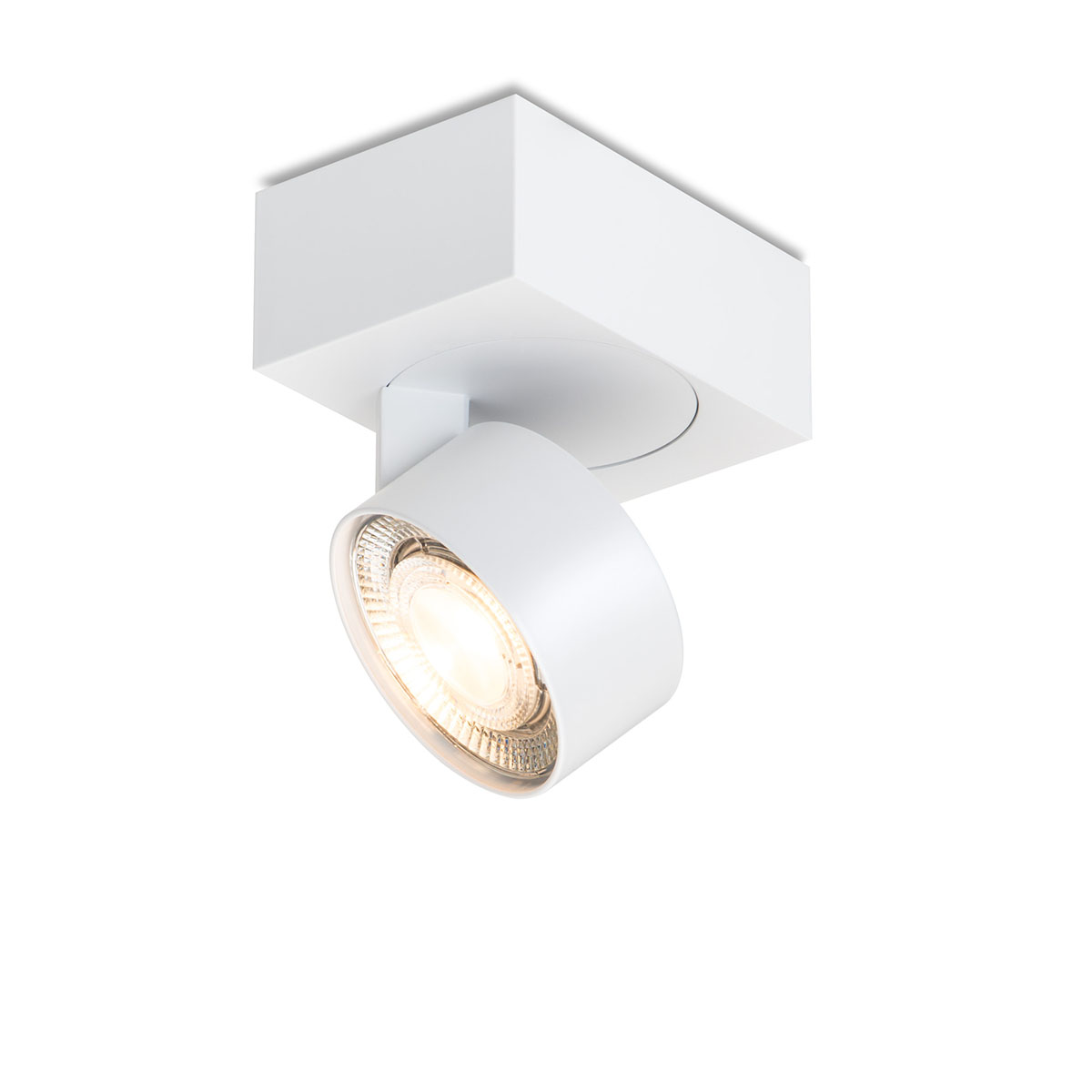 Wittenberg 4.0, wi4-ab-1e Aufbaustrahler, Weiß matt, Extra-Warmweiß 2700K, Spot 12° Wittenberg 4.0, wi4-ab-1e Aufbaustrahler, Weiß matt, Warmweiß 3000K, Flood 38°